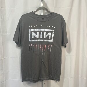 Nine Inch Nails NIN Bank Graphic T-Shirt